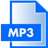 MP3 File Extension Icon 48x48 png